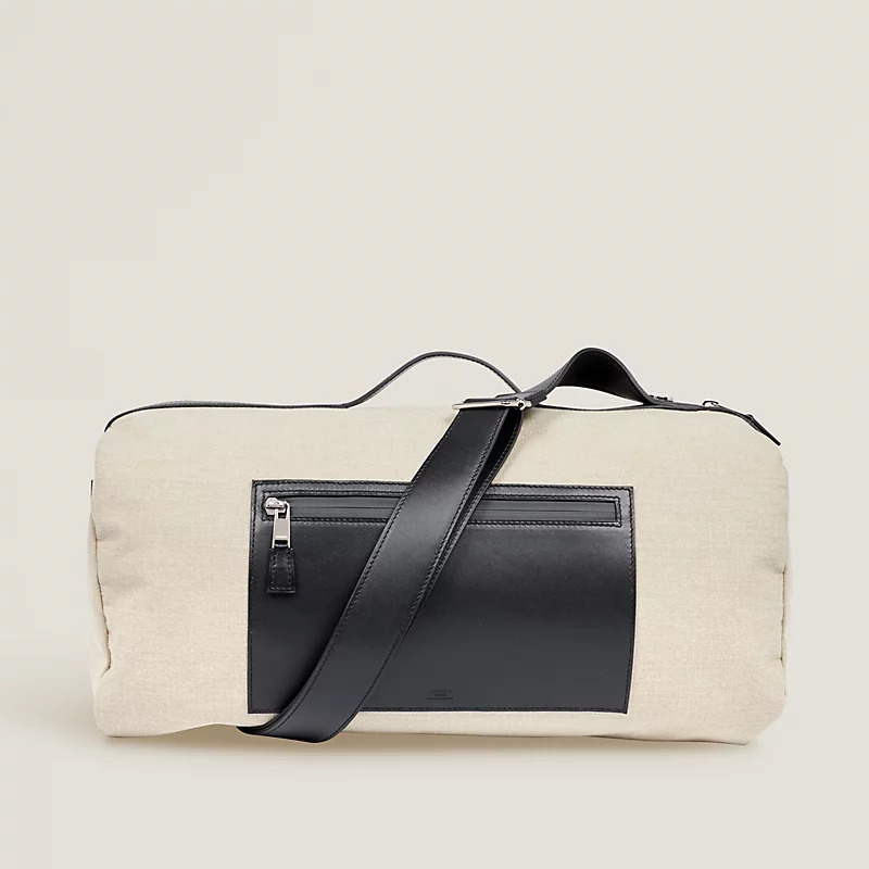 Túi Hermes Odyssee Terre Duffle Bag Nữ Trắng